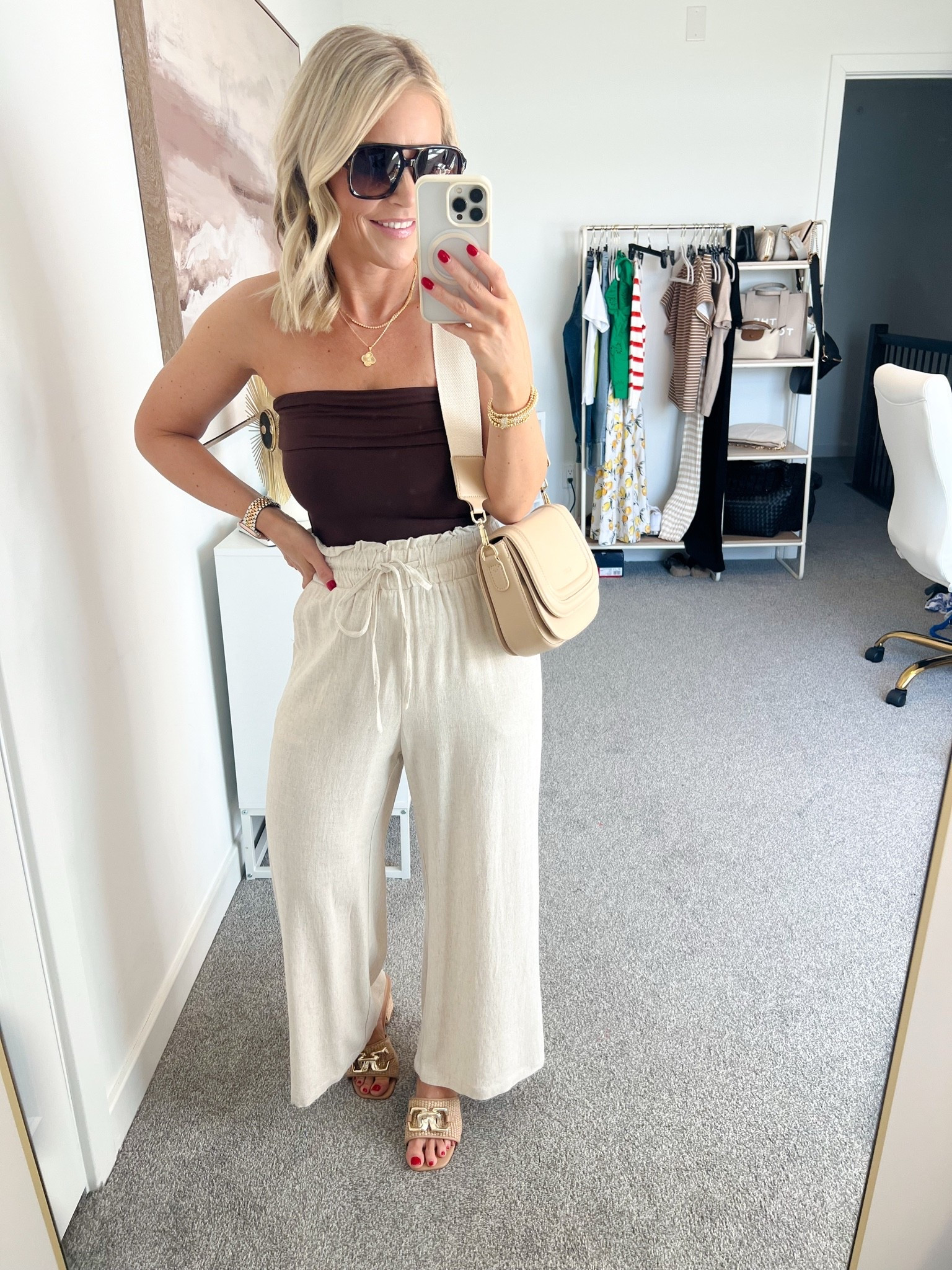 Amazon vacation outfit 🏝️
Such a cute look for vacation dinners, summer date nights, or drinks by the beach. The linen pants are so comfy and petite friendly! Wearing a size small in both pieces.



Amazon fashion, Amazon finds, Amazon style, Amazon outfits, summer outfits, vacation outfits, resortwear, petite fashion, midsize fashion, linen pants

#LTKTravel #LTKSeasonal #LTKootd