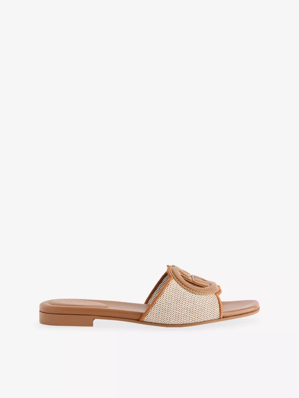 Blondie Canvas Flat Sandals | Selfridges