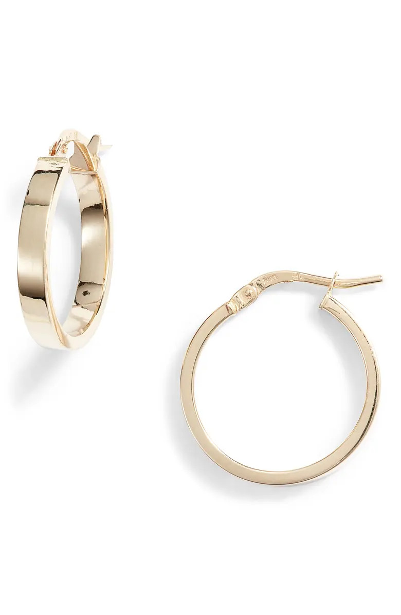 14K Gold Hoop Earrings | Nordstrom