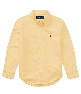 Little Boys Long-Sleeve Oxford Shirt | Dillard's