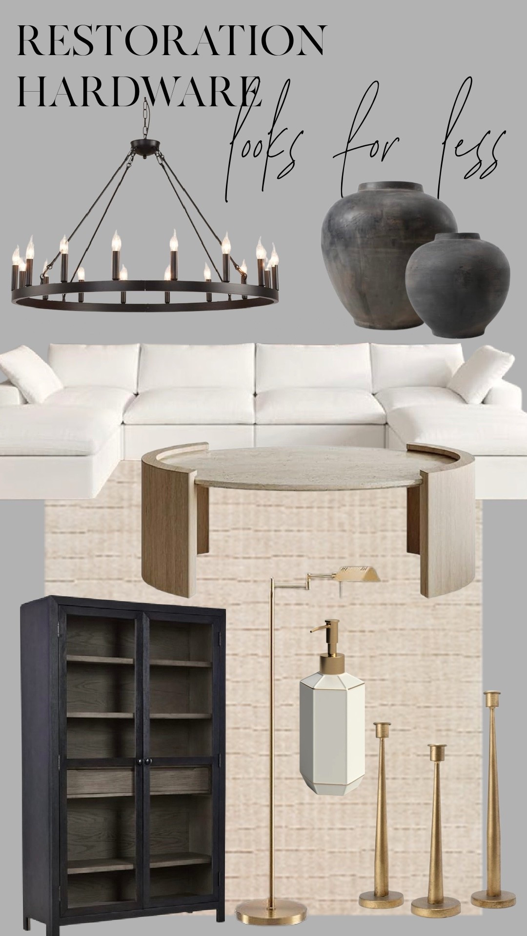 Restoration Hardware looks for less 🤍 timeless pieces with the same designer style at a fraction of the price. Tap to shop these RH-inspired best finds.

#ltkhome #restorationhardwaredupes #neutralhomedecor #designerlookforless #ltkfinds


#LTKHome #LTKFindsUnder100 #LTKSaleAlert