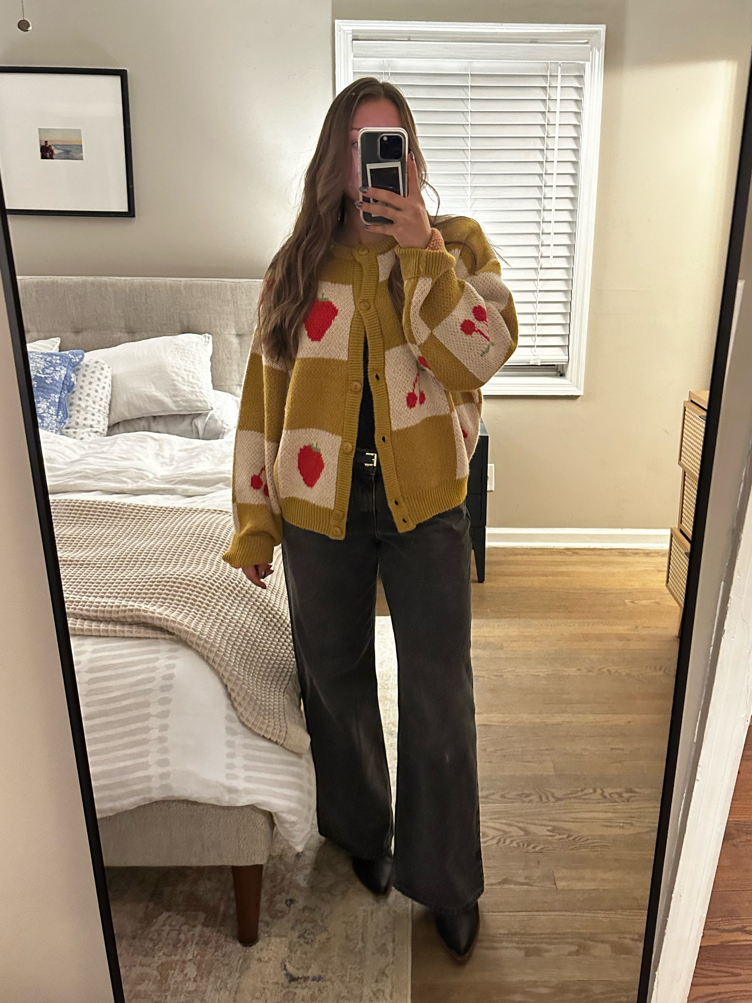 Rented sweater from Nuuly in the xs/s runs big