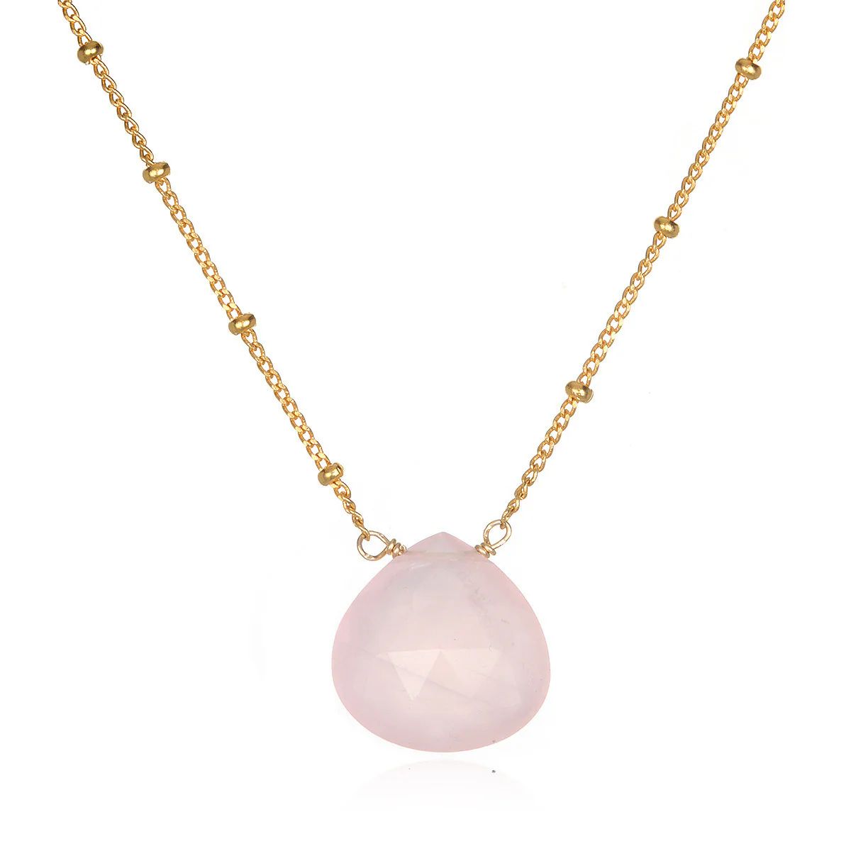 Cultivate Compassion Rose Quartz Necklace | Satya Jewelry