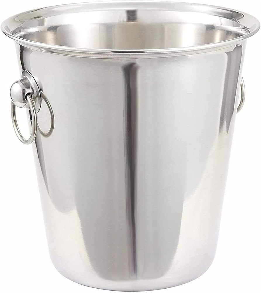 Amazon.com: CUISINOX Stainless Steel Mirror Finish Wine Ice Bucket, 8" x 8": Ice Buckets: Home & ... | Amazon (US)