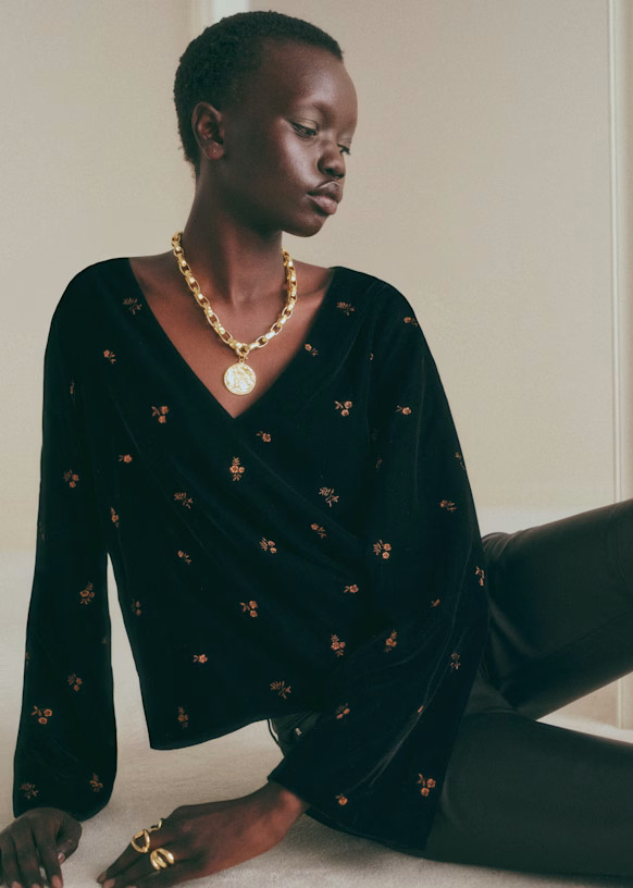 Shiny Blouse | Sezane Paris - US