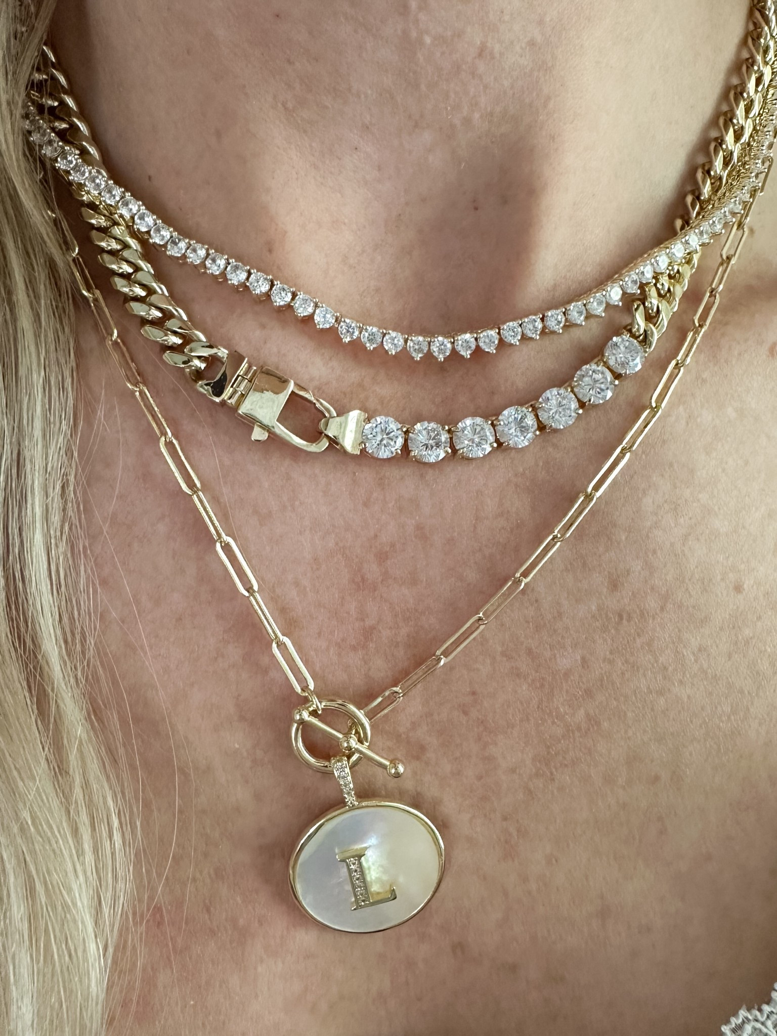 Melinda Maria stack necklaces 

#melindaMaria #jewelry 

#LTKStyleTip #LTKFindsUnder100 #LTKBeauty