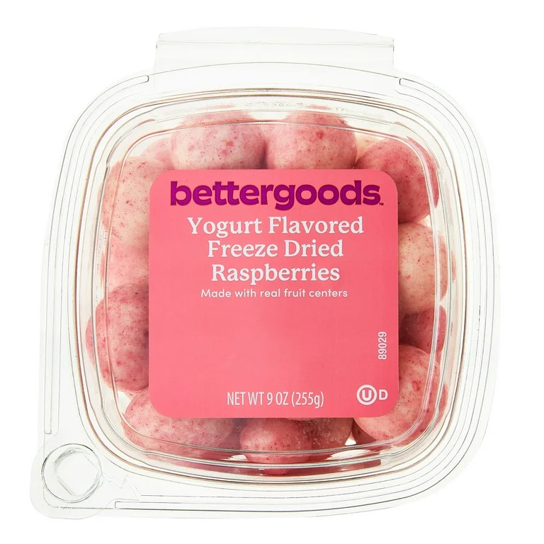 bettergoods Yogurt Flavored Freeze Dried Raspberries, 9 oz | Walmart (US)