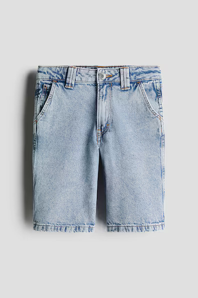 H & M - Carpenter Denim Shorts - Blue | H&M (AU)