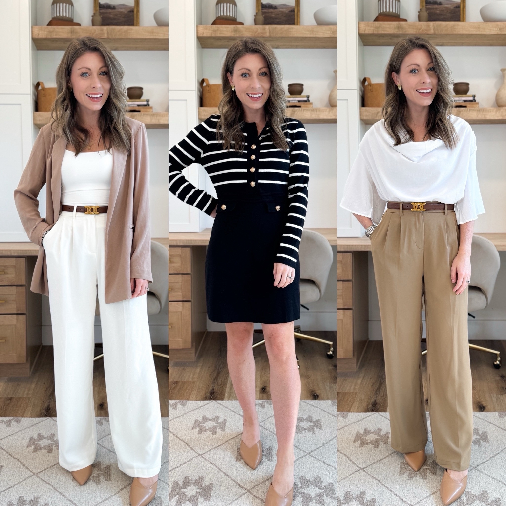 Amazon workwear! These trouser pants come in petite and tall options. I’m wearing a size XS in the pants. Smalls I the tops & dress! 

#LTKSaleAlert #LTKWorkwear #LTKStyleTip