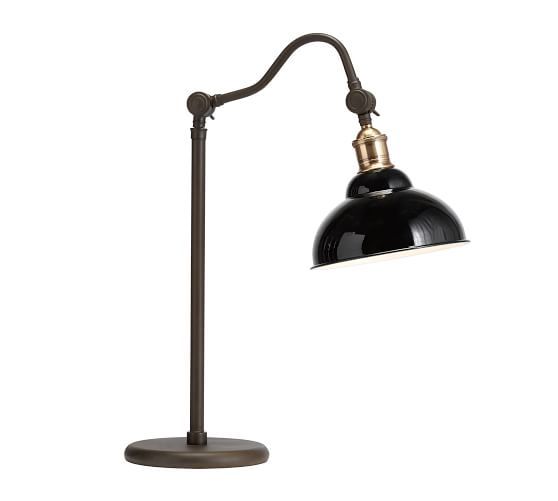 Preston Task Table Lamp, Black | Pottery Barn (US)