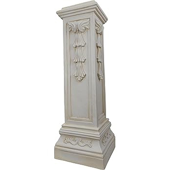 OUTOUR Greek Roman Square Pillar Magnesium Oxide Column with Stand Pedestal Holder Base for Weddi... | Amazon (US)