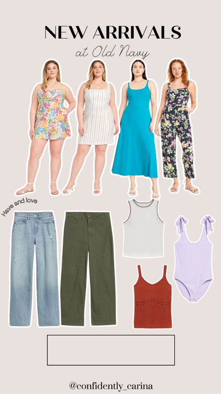 Sharing some of the cutest new arrivals at Old Navy! I love the dresses and tops, they’re so cute for all the spring outfits🍃

#LTKstyletip #LTKmidsize #LTKSeasonal