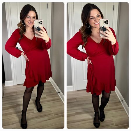 How fun is this little number from maruices? It’s 50% off today! I wear red all throughout the holiday season- basically up until Valentine’s Day (ooo this would actually be the perfect option), and this shade of red is just gorgeous!  I love the style too- so girly and fun! Fits TTS. 
#ad #maurices #discovermaurices 

#LTKHoliday #LTKsalealert #LTKSeasonal