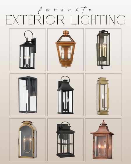 Favorite exterior lighting, lantern light, outside lights, exterior light 

#LTKhome