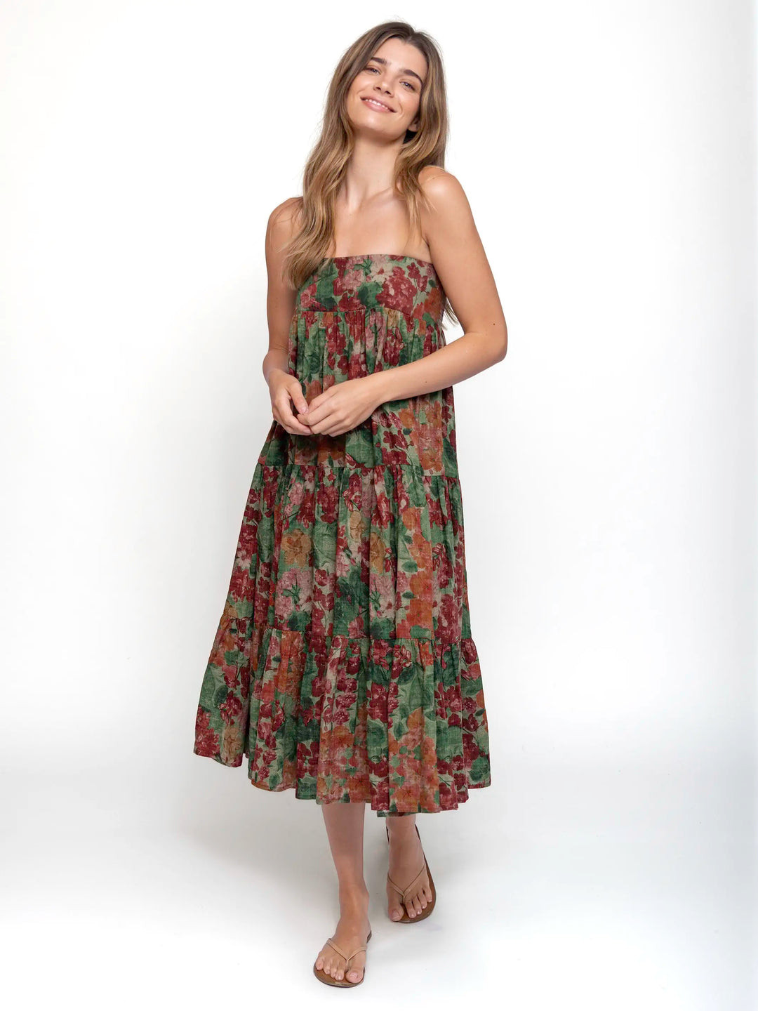 Hanna Convertible Maxi Skirt - Painted Floral Blooms | Natural Life