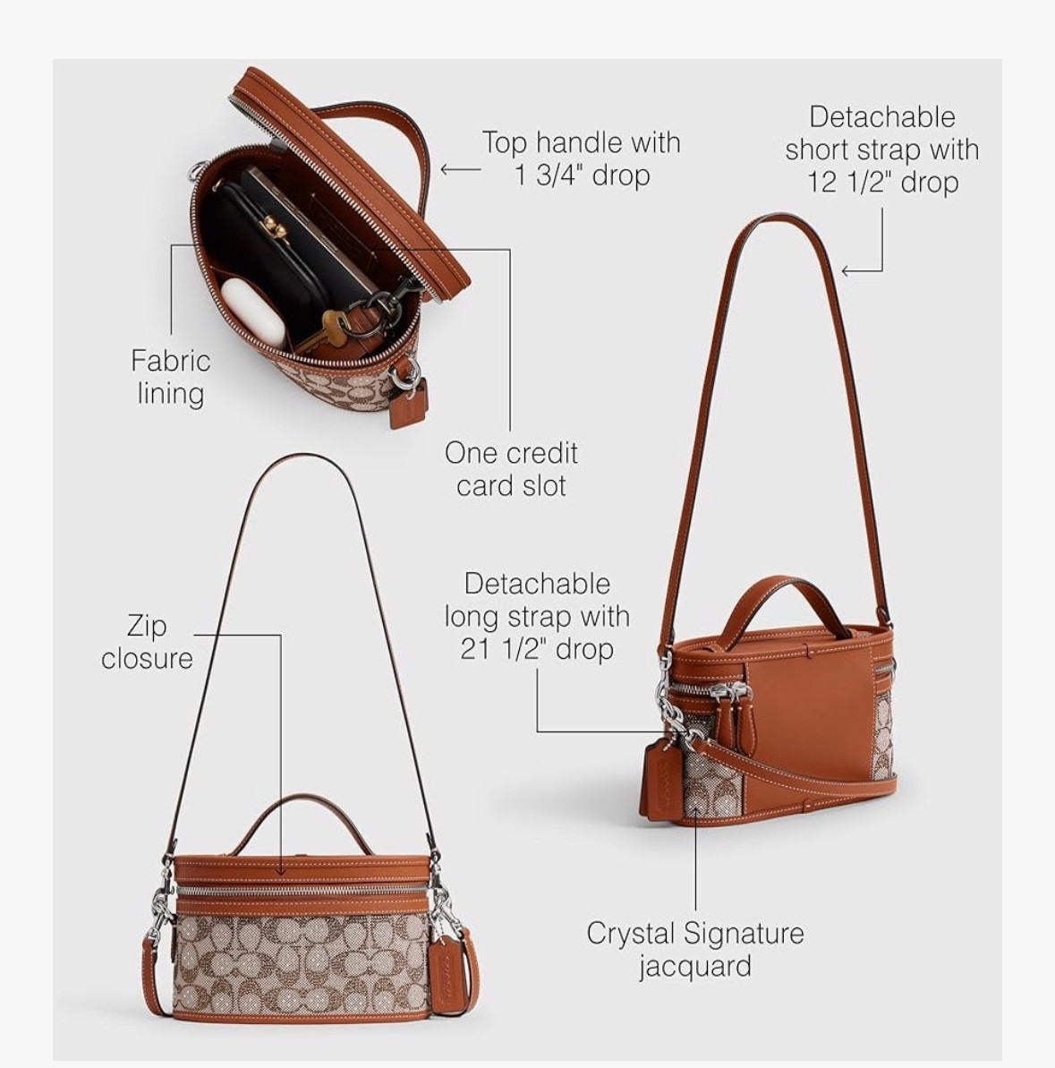 Coach Crystal Bag

#LTKootd #LTKHoliday #LTKGiftGuide