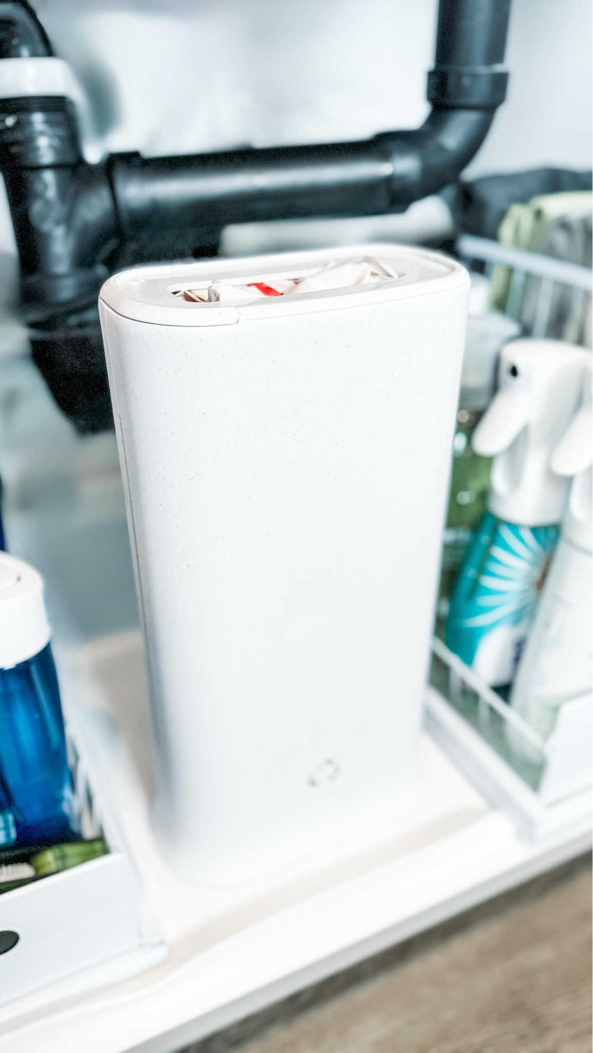 Do you have a bunch of these stuffed under your kitchen sink? 👀🚰

Ahhh finally a solution that gives a place and purpose to these bags we hold onto. Which is an issue for most people and we know that because as professional organizers, we have tons of clients that have these taking up prime real estate in their pantries, under sinks and kitchen drawers. 🙈

Pop this little guy under your sink and simply push them down into the dispenser. Only takes a second! The spring mechanism keeps them pushed to the top making it easy to grab one when you need to! 

Specifically great for those with pets for throwing away wee pads or teachers that send home wet clothing, etc!

#neatlyembellished #professionalorganizer #homeorganizer #homeorganizing #organization #organizingideas #organizingtips #organizinghacks #organizedhome #organizedmom #organizedlife #amazon #amazonmusthaves #amazonfavorites #amazonfinds #amazonfaves #amazoninfluencer #amazoninfluencerprogram #amazonhome #undersinkorganization #undersink #kitchenorganization #kitchenhacks