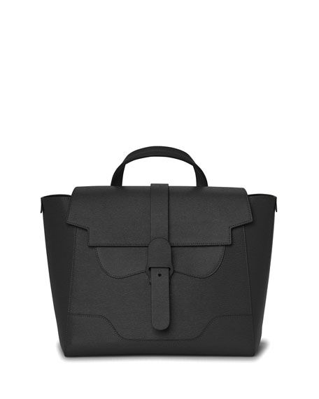 Senreve Maestra Mimosa Leather Satchel Bag | Neiman Marcus