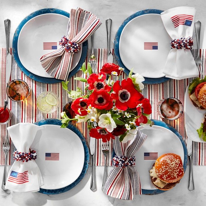 American Flag Melamine Dinnerware Collection | Williams-Sonoma