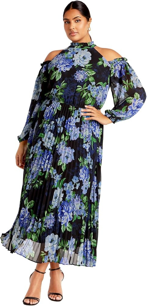 City Chic Women's Plus Size Maxi Promise PRT | Amazon (US)