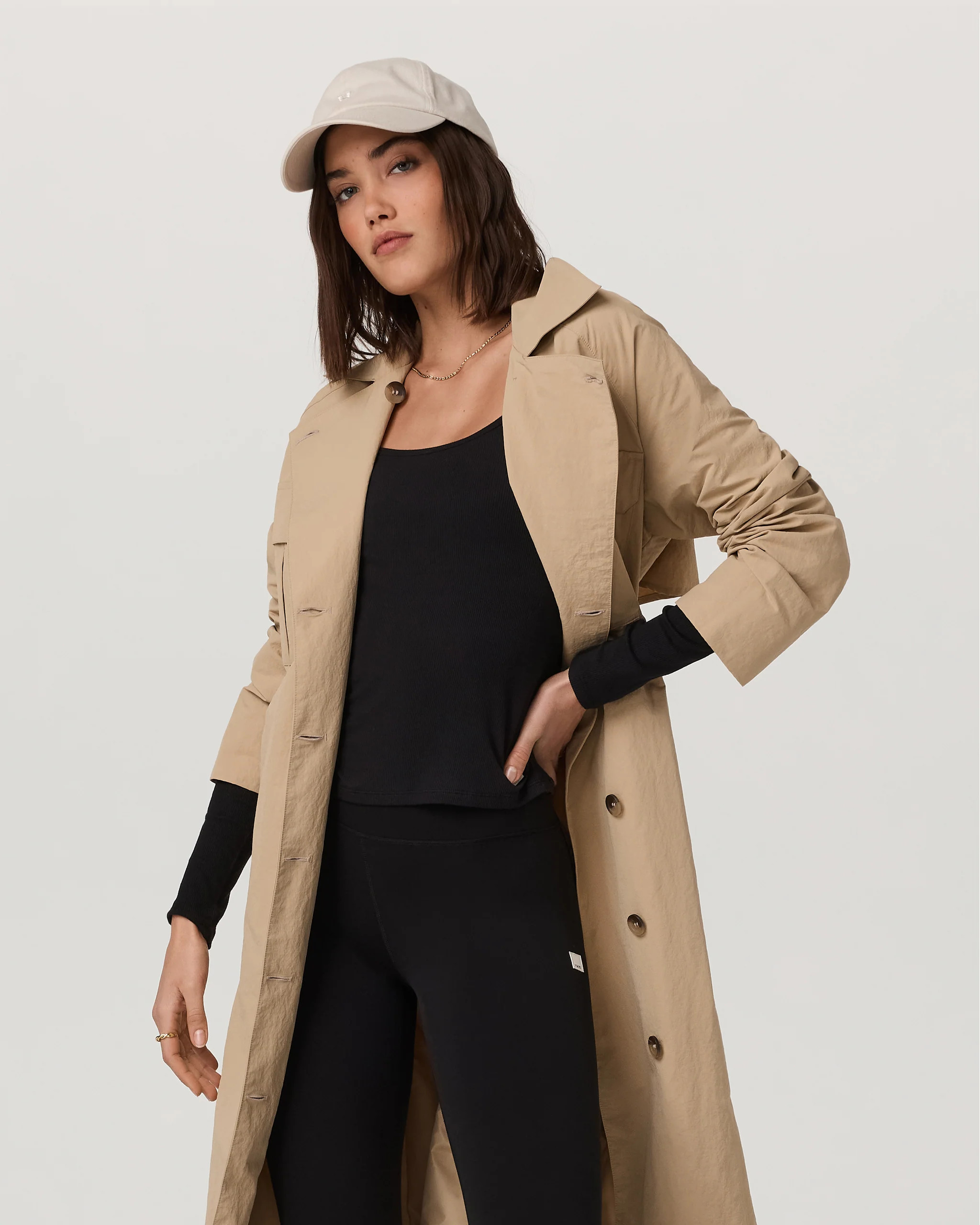 Rhodes Trench Coat | Classic Women's Khaki Trench | Vuori | Vuori Clothing (US & Canada)