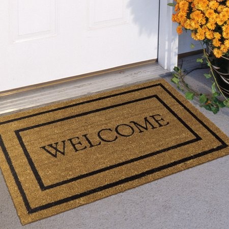 Mainstays 18"x30" Duo Border Welcome Mat, 1 Each - Walmart.com | Walmart (US)