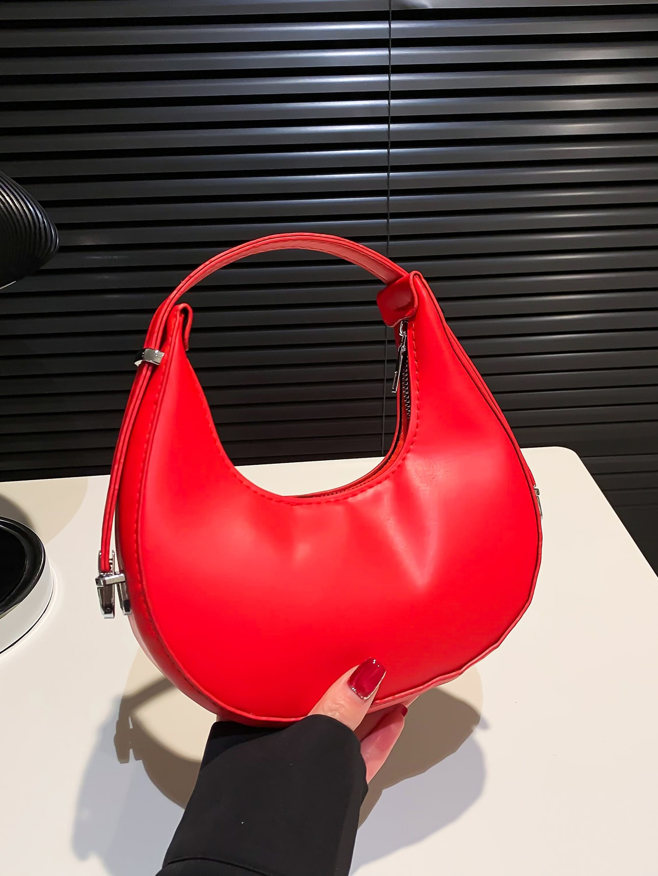 Mini Minimalist Hobo Bag | SHEIN