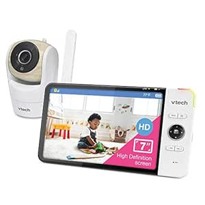 [Upgraded] VTech VM919HD Video Monitor with Battery Support 15-hr Video Streaming, 7" 720p HD Dis... | Amazon (US)