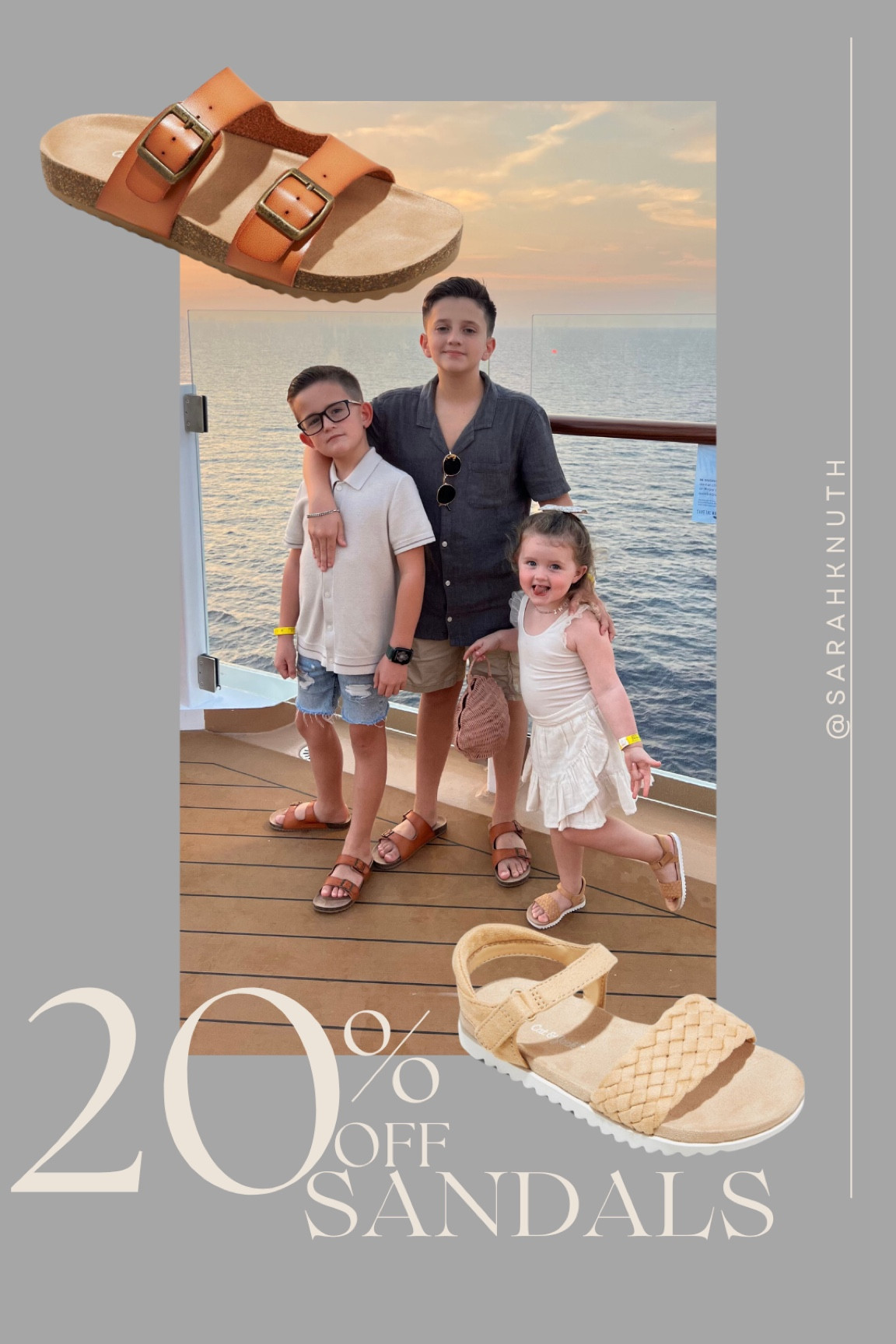 Vacation outfit, sandals

#LTKkids #LTKshoecrush #LTKtravel