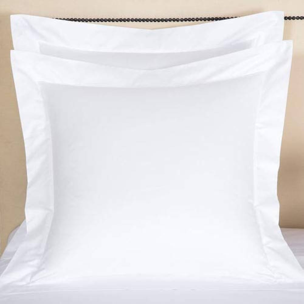 European Square Pillow Shams Set of 2 White Solid 600-TC 100% Egyptian Cotton Pack of 2 Euro 26 x... | Amazon (CA)