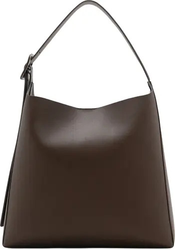 MANGO Buckle Faux Leather Shopper Bag | Nordstrom | Nordstrom