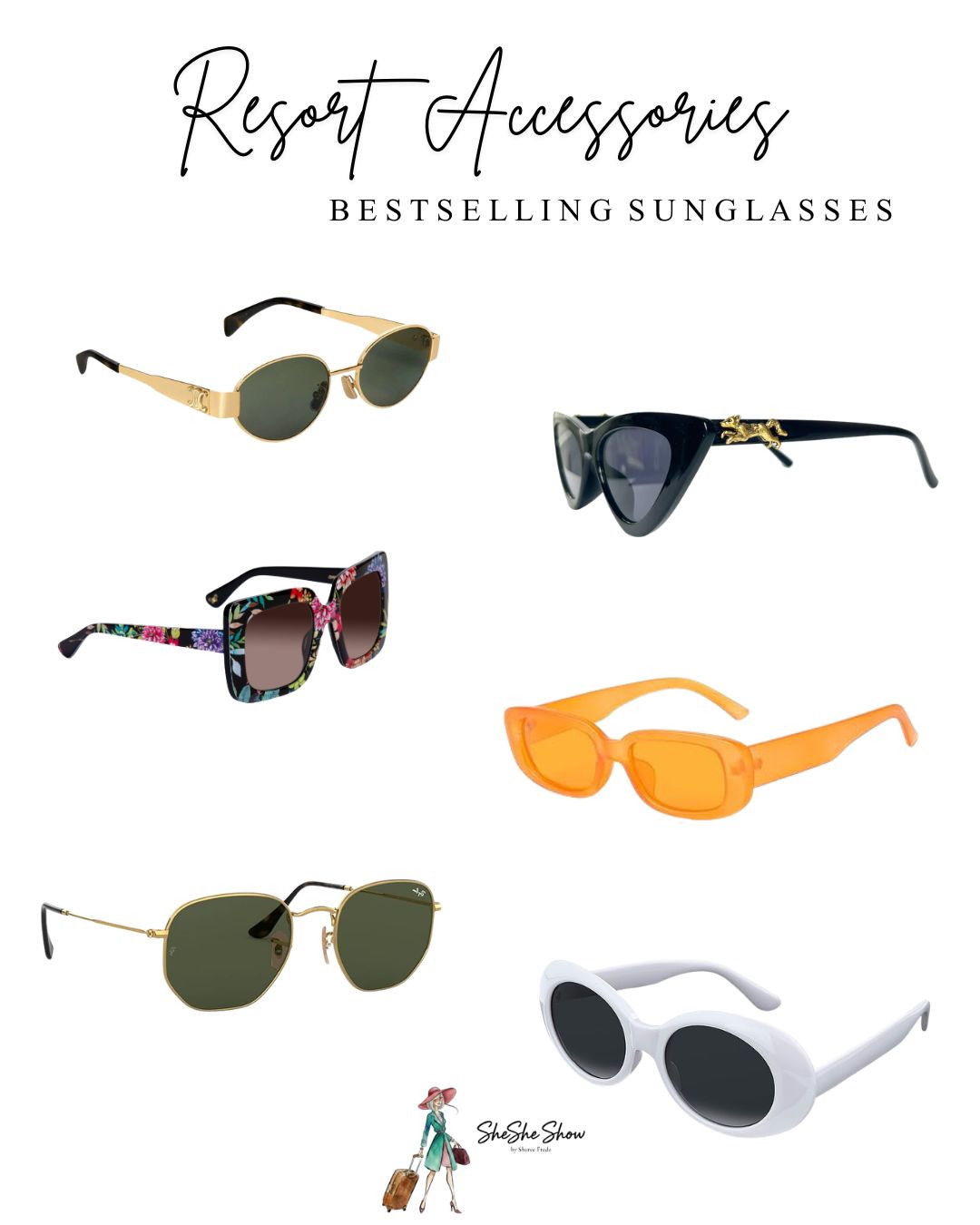  
Sunglasses taking on new trending shapes. 
Oval, rectangular, and oversized. Sporty and dressy Designer and budget friendly. A pair for everyone 
 

#LTKActive #LTKTravel #LTKselfcare