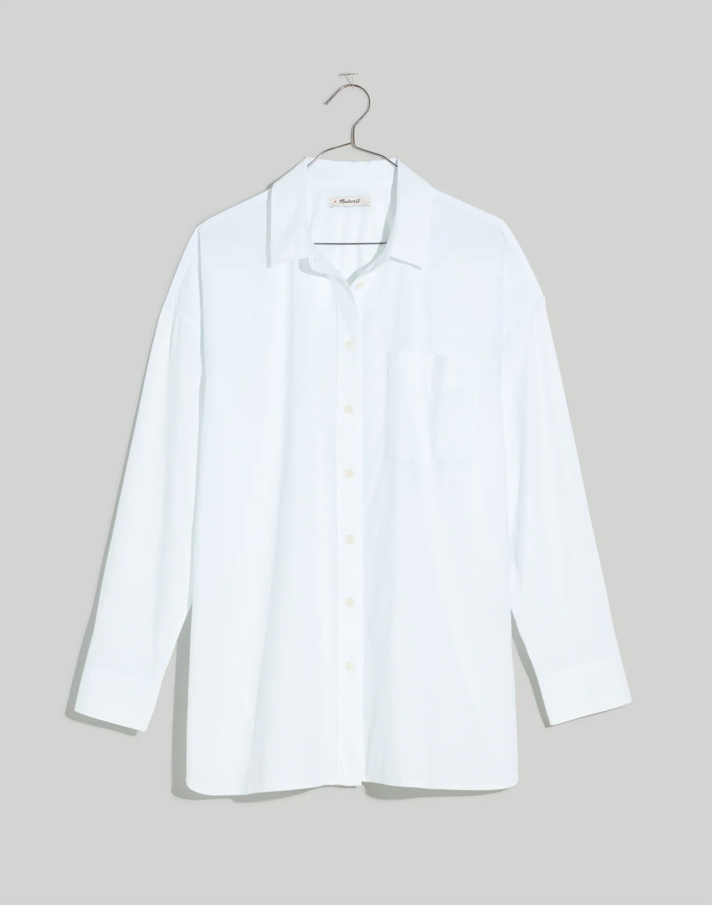 The Signature Poplin Oversized Shirt | Madewell
