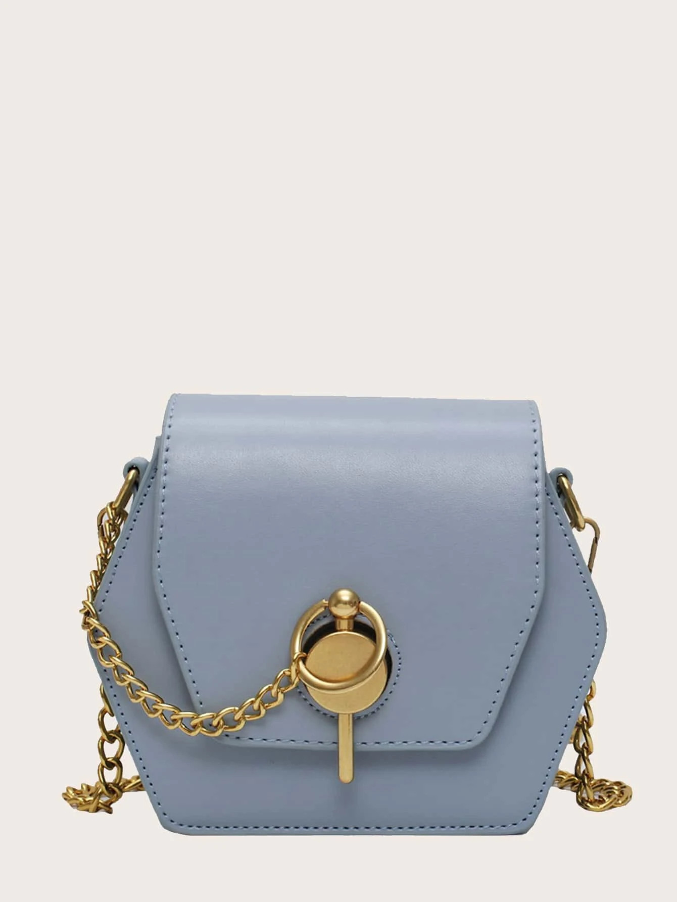 Minimalist Flap Chain Crossbody Bag | SHEIN