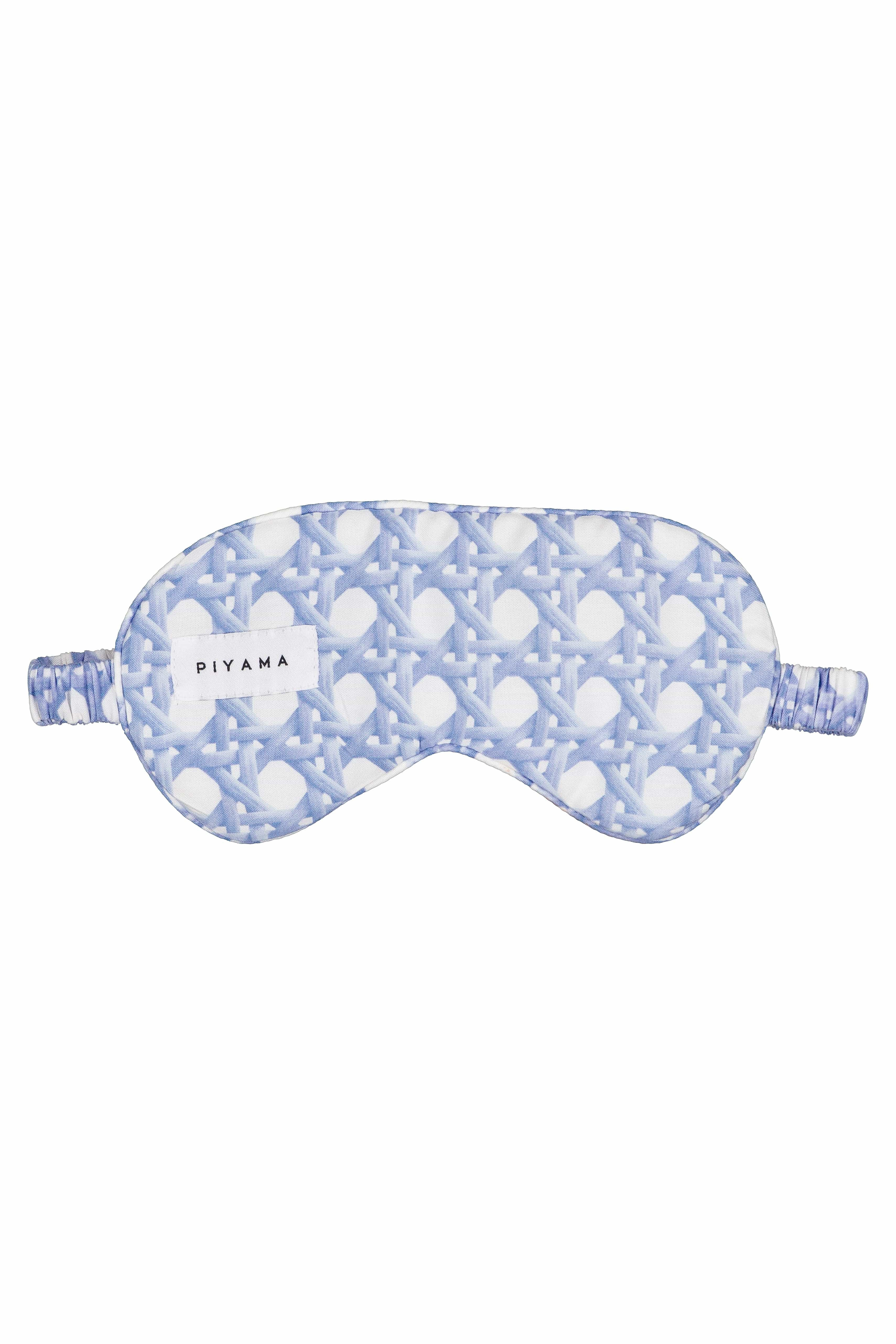 Eye Mask - Rattan - Cornflower Blue | Piyama US