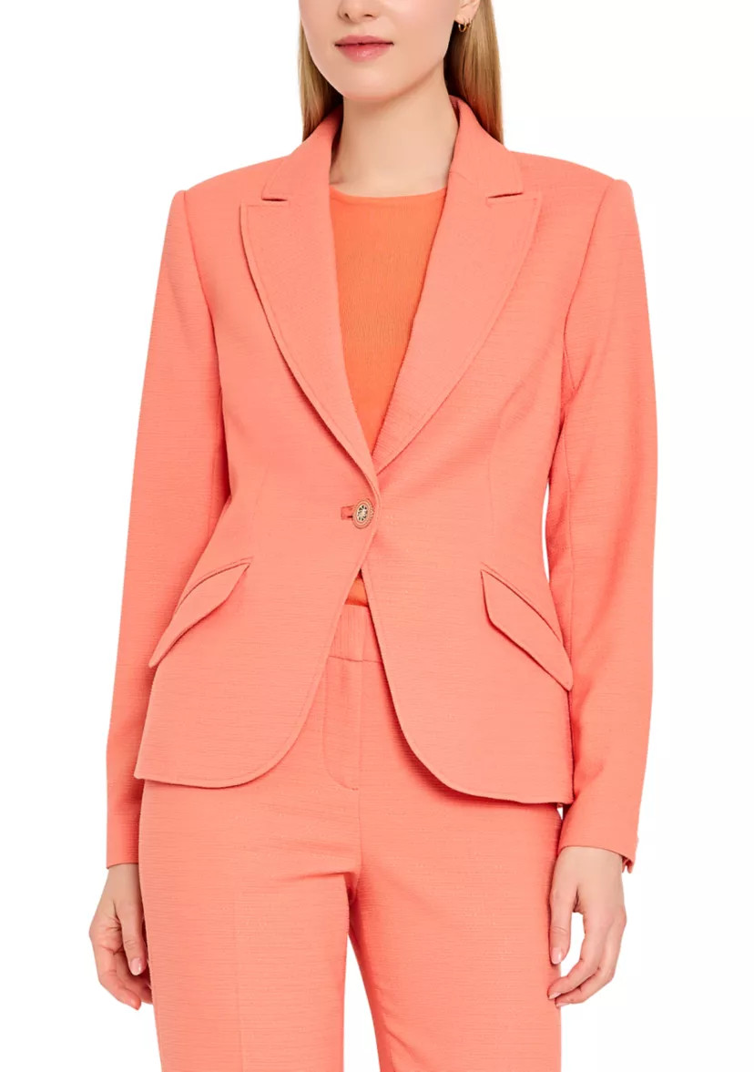 Women's One Button Notch Collar Blazer | Belk
