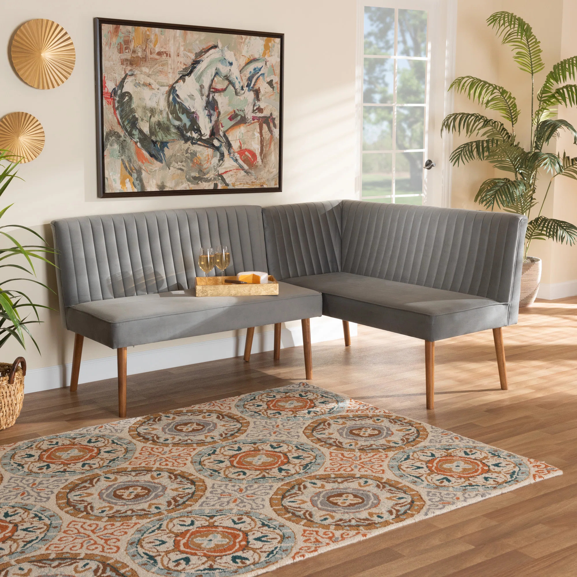 Frederickson Velvet Upholstered Bench | Wayfair North America