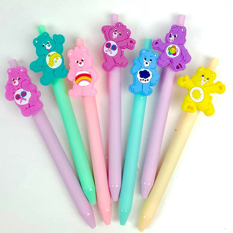 Candy color premium ballpoint pens 0.5 mm Stationery retractable gel pen School, nurses gift | Etsy (US)