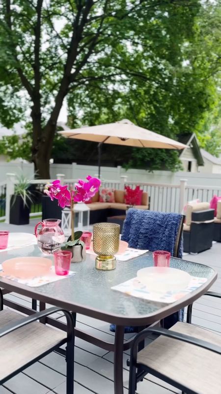 Is your Outdoor ready or you're still on it? 
I thought to have some pops of color outdoors this year since we've had the black and white theme for a few years now. I also upgraded our dining table chair set and love how the whole outdoor is looking.
I hope you enjoy todays video ❤️

#LTKHome #LTKStyleTip #LTKItBag