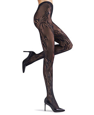 Natori Women's Feather Lace Net Tights - Macy's | Macy's