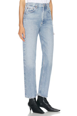 90s Pinch Waist High Rise Straight | FWRD 