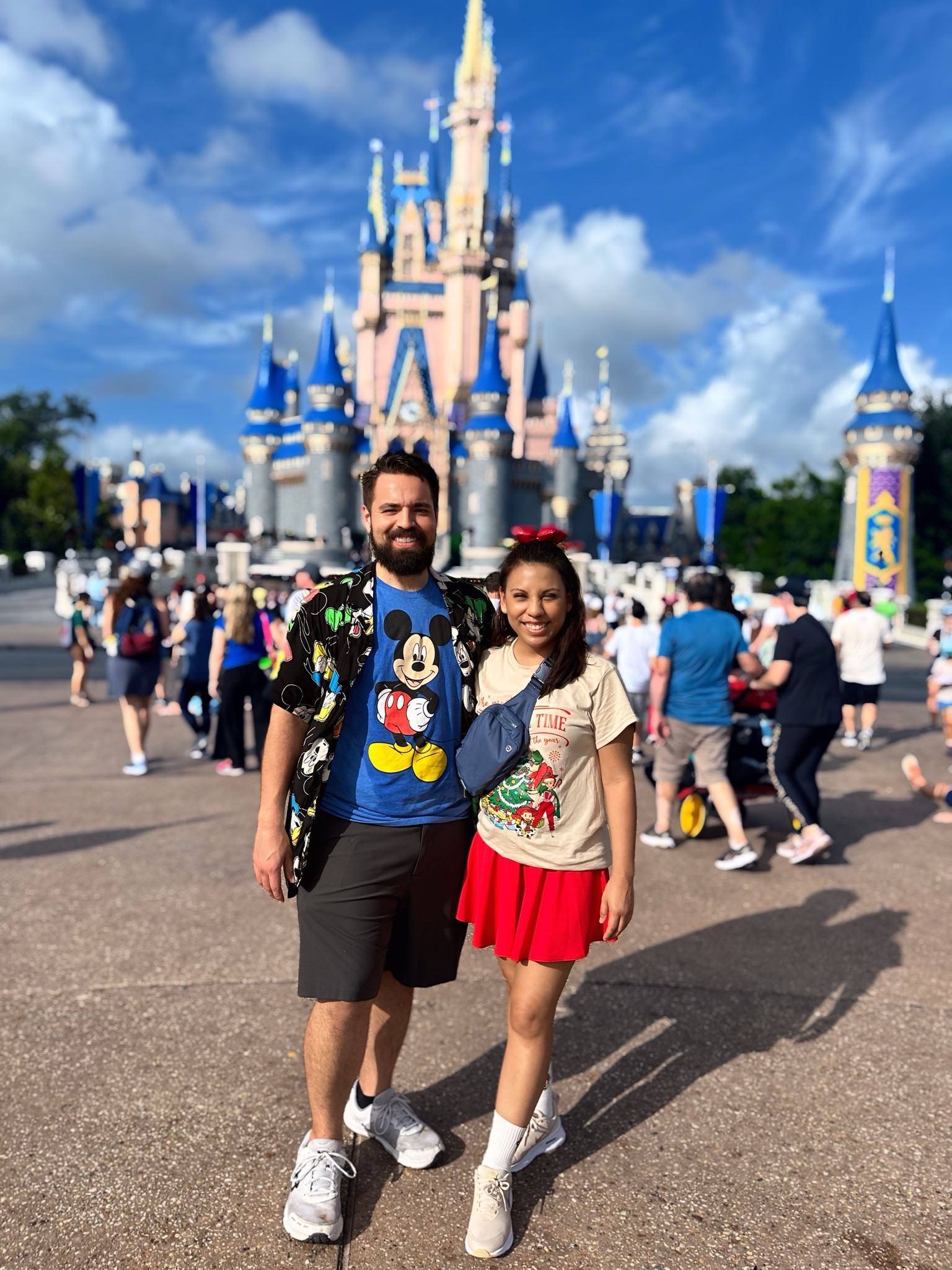 Exploring the magic of Disney with the perfect outfit! 🏰✨ Comfy sneakers, a cute Minnie-inspired tee, and my favorite red bow—ready for a day of magic and memories! Whether it’s strolling down Main Street or meeting the iconic Mickey, this look is all about Disney style and comfort. #DisneyOutfit #DisneyStyle #MagicKingdom #DisneyWorld #ParkDayEssentials #FamilyTravel #MatchingWithMickey #LTKHoliday #LTKFamily #LTKSeasonal

#LTKSeasonal #LTKHoliday #LTKFamily