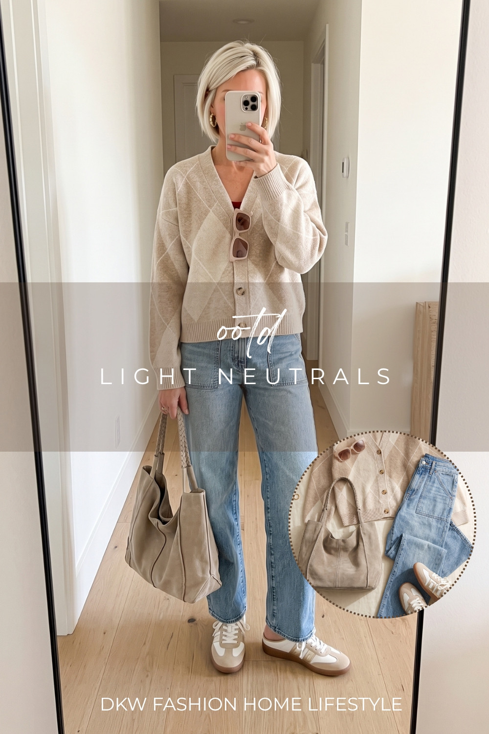 WHAT AM I WEARING? 🤍 | Light Neutrals

A little argyle, great denim + the easiest mule sneakers. I love a fall outfit that feels comfortable but still pulled together—and light neutrals are such a nice break from all the dark fall colors.

Classic. Casual. Current. And definitely no boring. 🤎

Shop my OOTD + similar finds below.



#OOTD #FallOOTD #FallOutfits #FallFashion #FallStyle #NeutralOutfit #NeutralStyle #NeutralFashion #ArgyleSweater #ArgyleStyle #DenimStyle #DenimOutfit #CasualFallOutfit #CasualChic #ElevatedCasual #EverydayStyle #ClassicStyle #ClassicOutfit #Over50Style #FashionOver50 #Over50Fashion #WomenOver50Style #MidlifeStyle #AgelessStyle #FallWardrobe #WardrobeEssentials #LTKOver50 #LTKFashion #AmazonFashion #AmazonFashionFinds 

 #LTKdayinmylife #LTKootd #LTKOver40