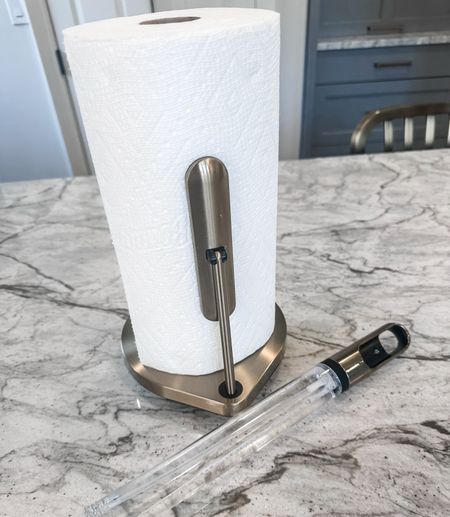 Amazon Kitchen find! This paper towel holder with tension arm for dispensing one piece at a time, also has a hidden spray bottle to clean up the counters. So clever! No more looking for the countertop cleaner. Comes in 4 colors. 

Amazon, kitchen find, paper towel holder, 

#LTKfindsunder100 #LTKhome #LTKover40