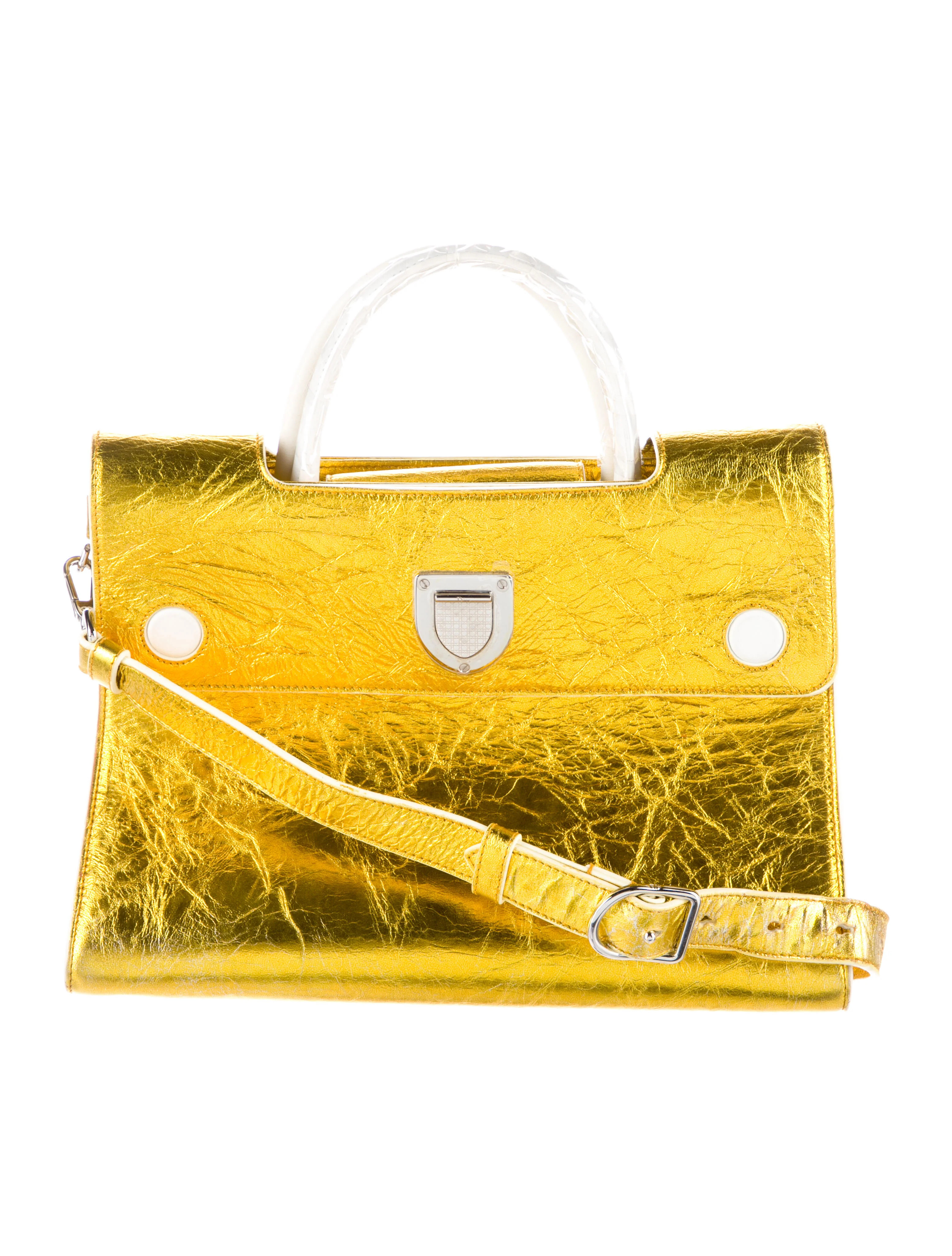 Metallic Medium Diorever Tote | The RealReal