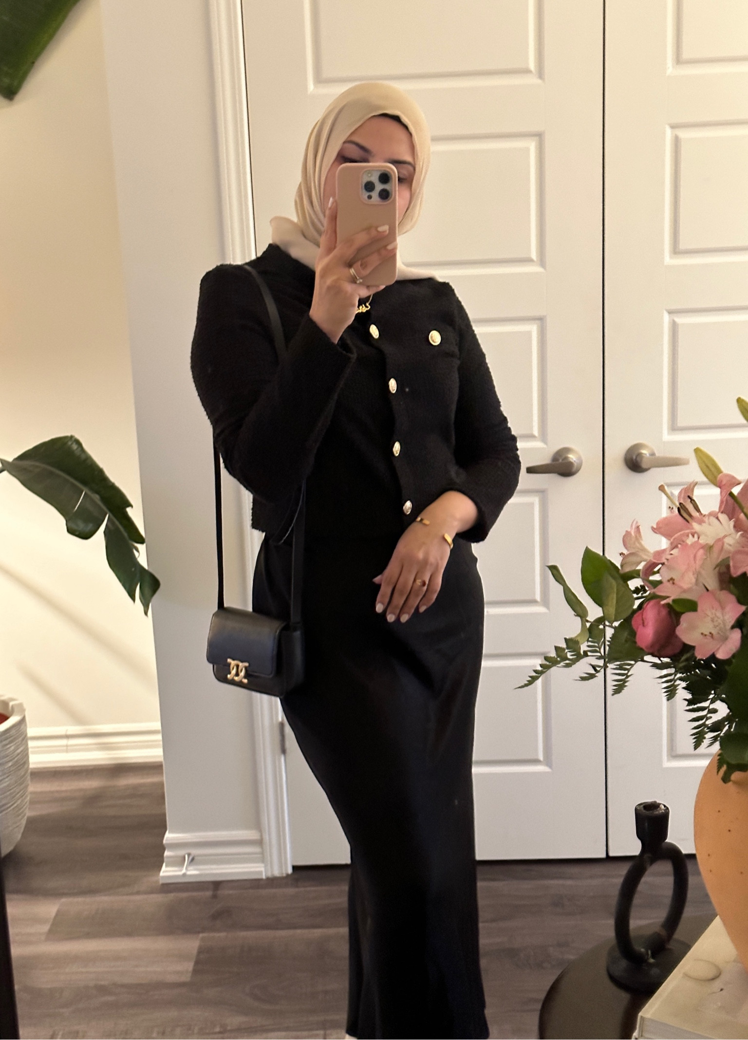 The best black satin maxi skirt that I love wearing with different combinations. I sized up to large for a more modest fit. 

#LTKcanada #LTKmodest #LTKmidsize