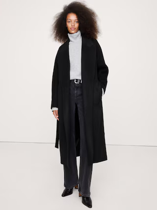 Italian Wool-Cashmere Wrap Coat | Banana Republic (US)