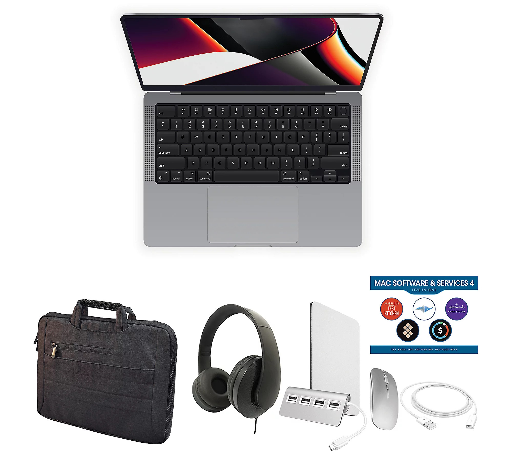 Apple Macbook Pro 16"" Retina XRD M1 Pro 512GB B undle | QVC