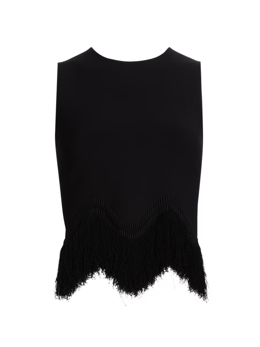 Shop Ulla Johnson Koa Fringe Knit Top | Saks Fifth Avenue | Saks Fifth Avenue