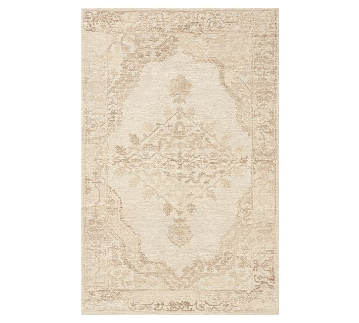 Kenley Tufted Wool Rug | Pottery Barn (US)